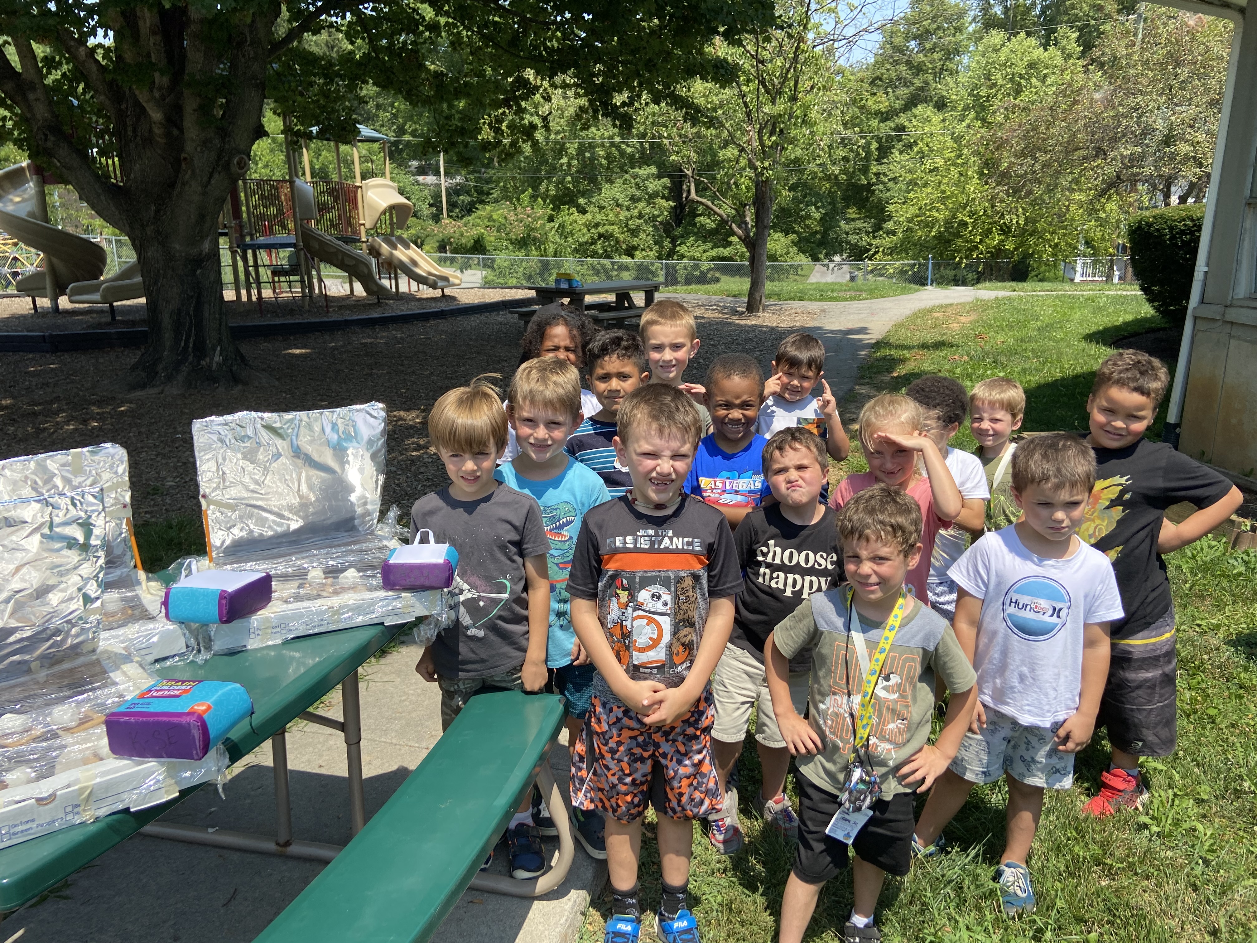 Students outside