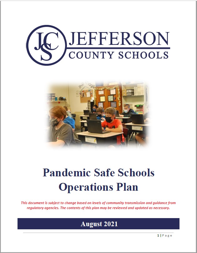 JCS Pandemic Safe Schools Opeartion Plan