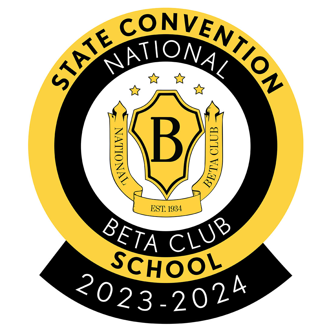National Beta Club State Convention School 2023-2024 Badge