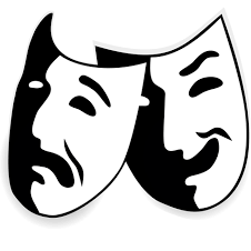 Drama and comedy masks