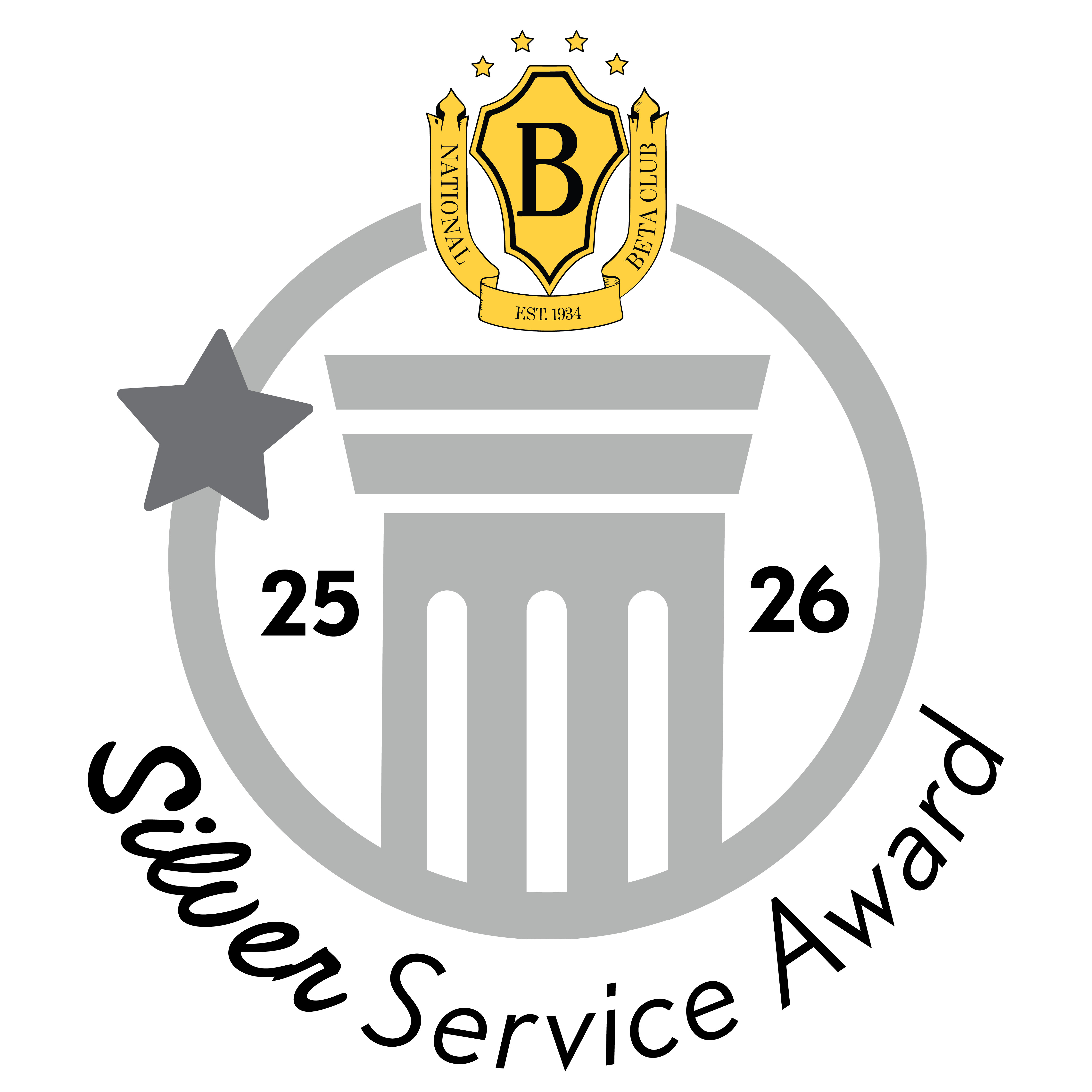 26-26 National Beta Silver Service Award