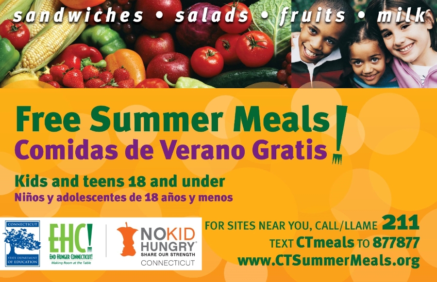 Free Summer Meals info-graphic