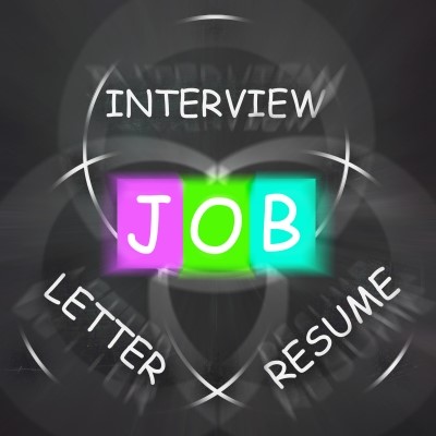 interview, letter, resume, job clipart