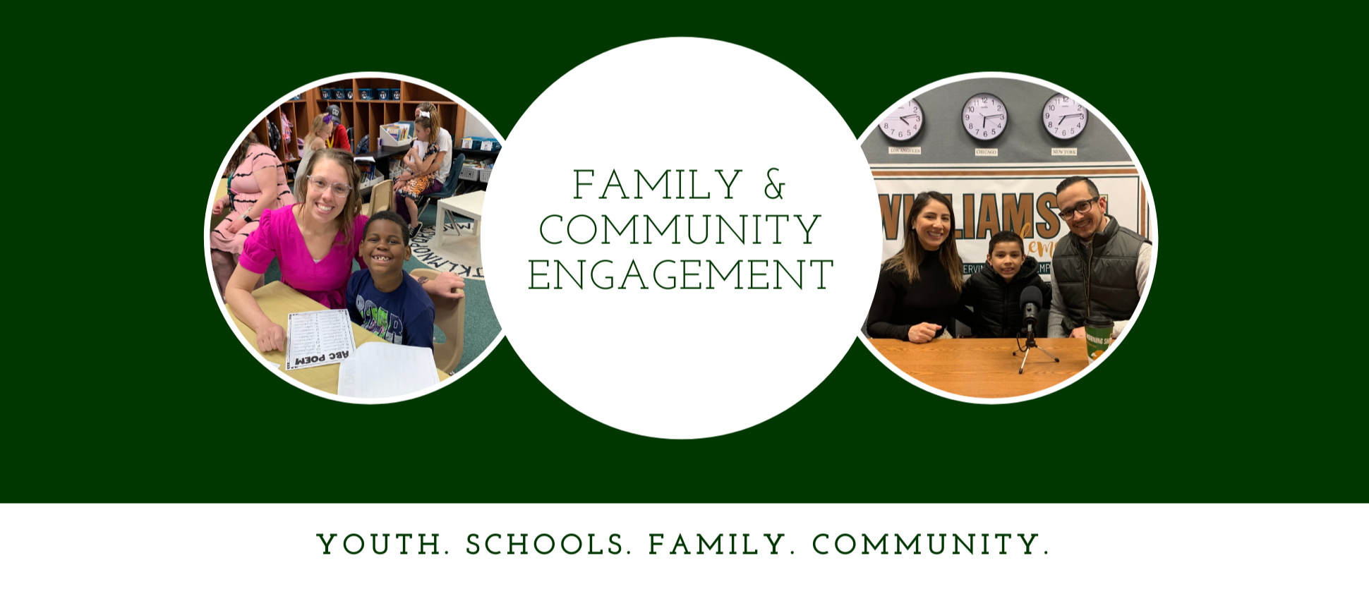 Family & Community Engagement header