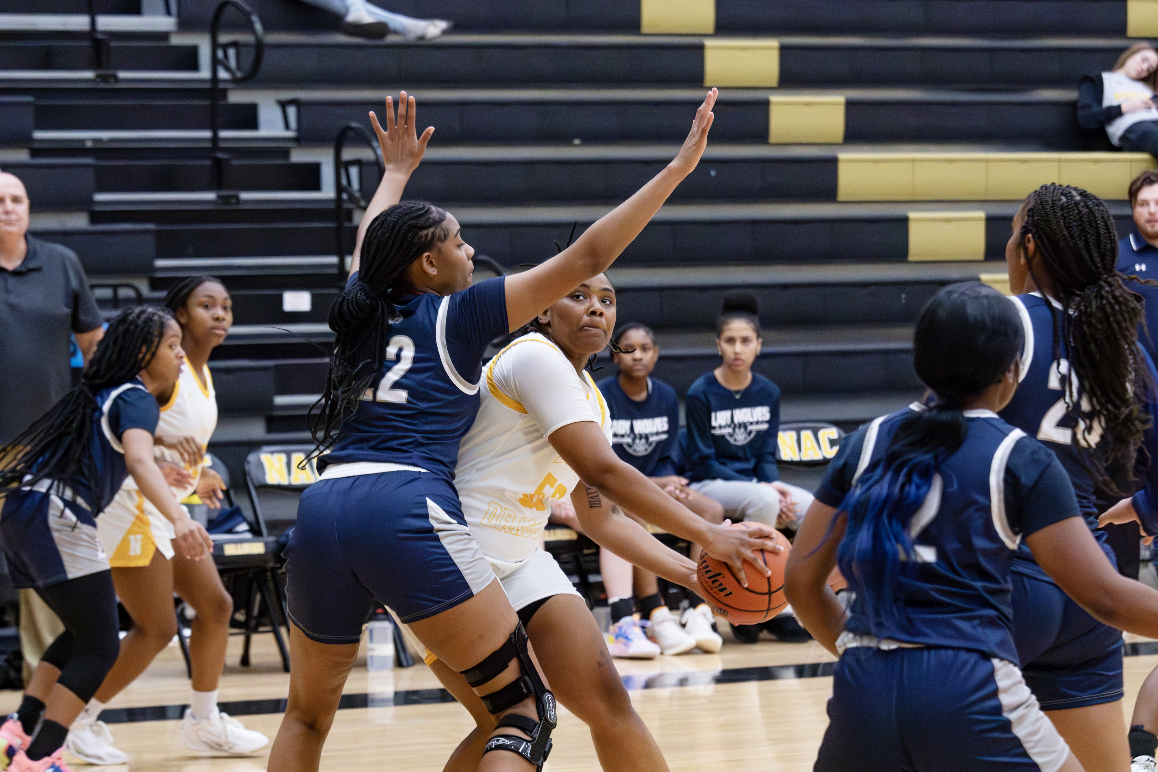 Lady Dragon basketball player