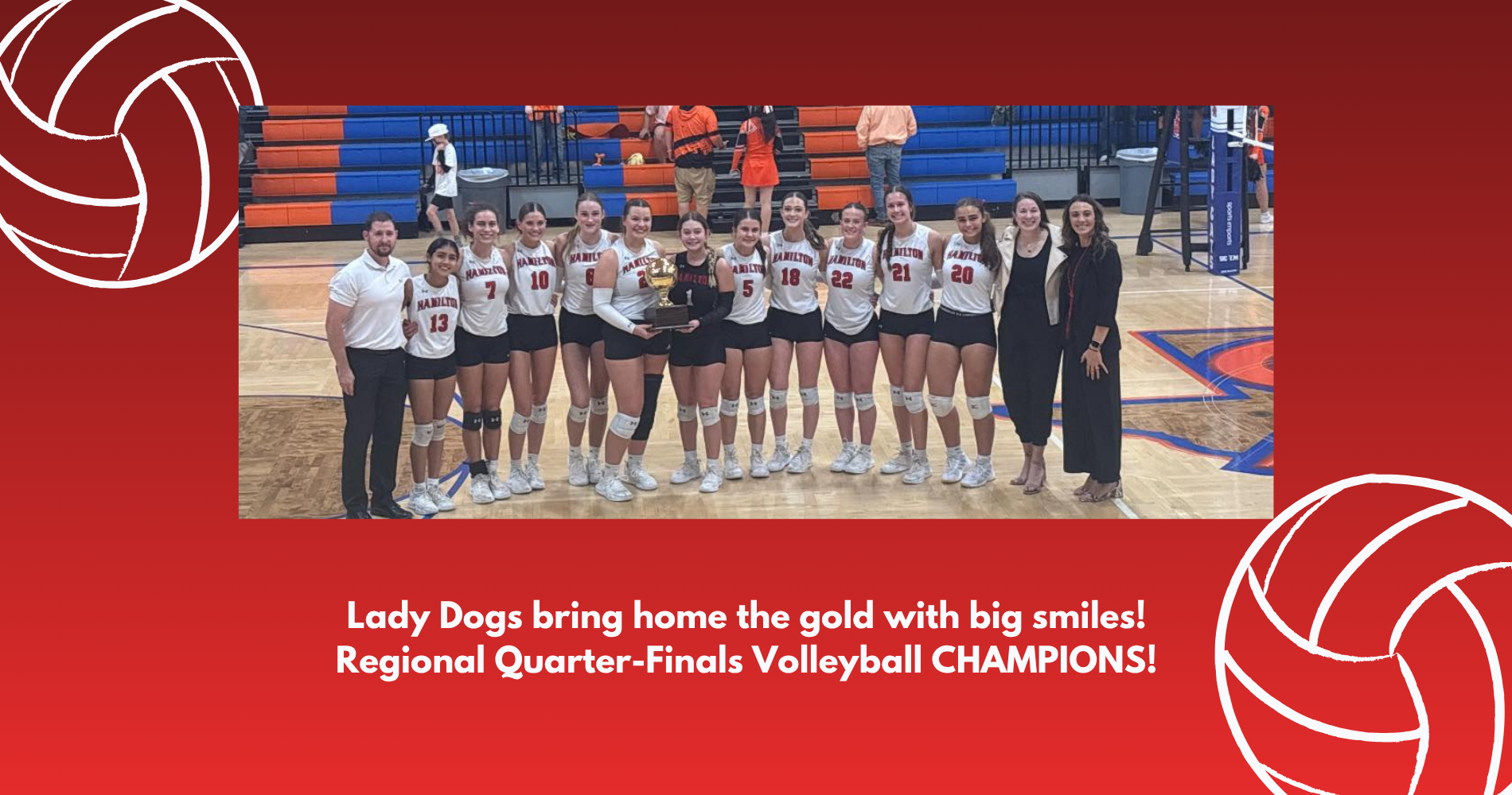 Lady Dogs are  Quarter Finals 