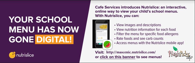 Your school menu has now gone digital