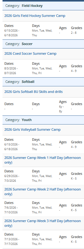 camp