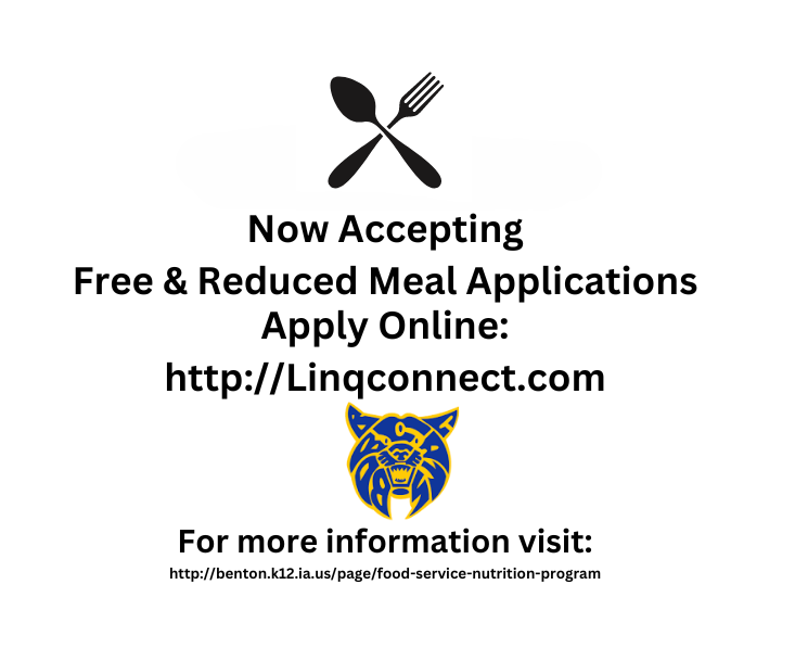 Free/Reduced Meal Applications- apply online