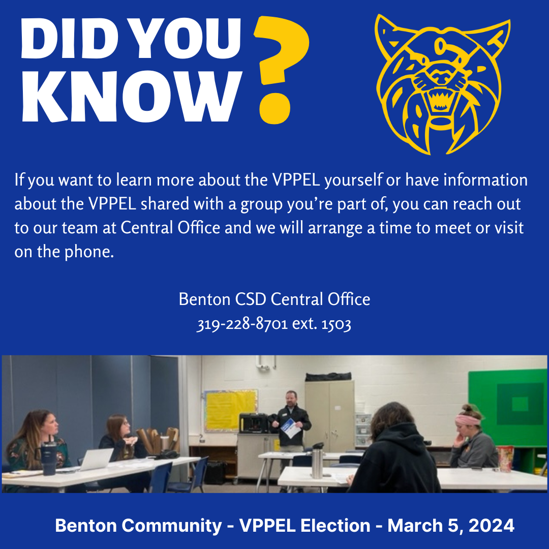 Did you know? If you want to learn more about the V P P E L yourself, or have information about the V P P E L shared with a group you're part of, you can reach out to your team at Central Office and we will arrange a time to meet or visit on the phone.