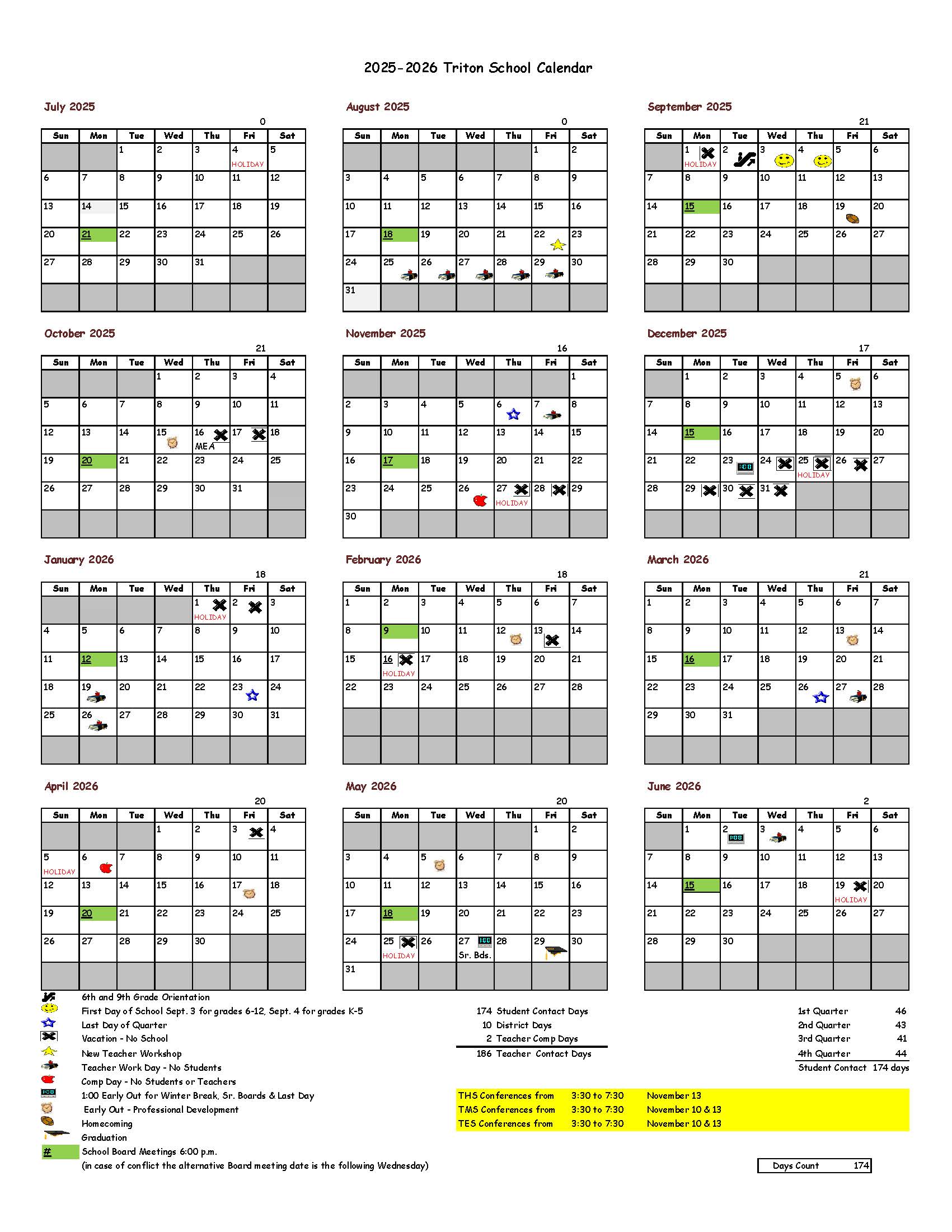 School Calendar