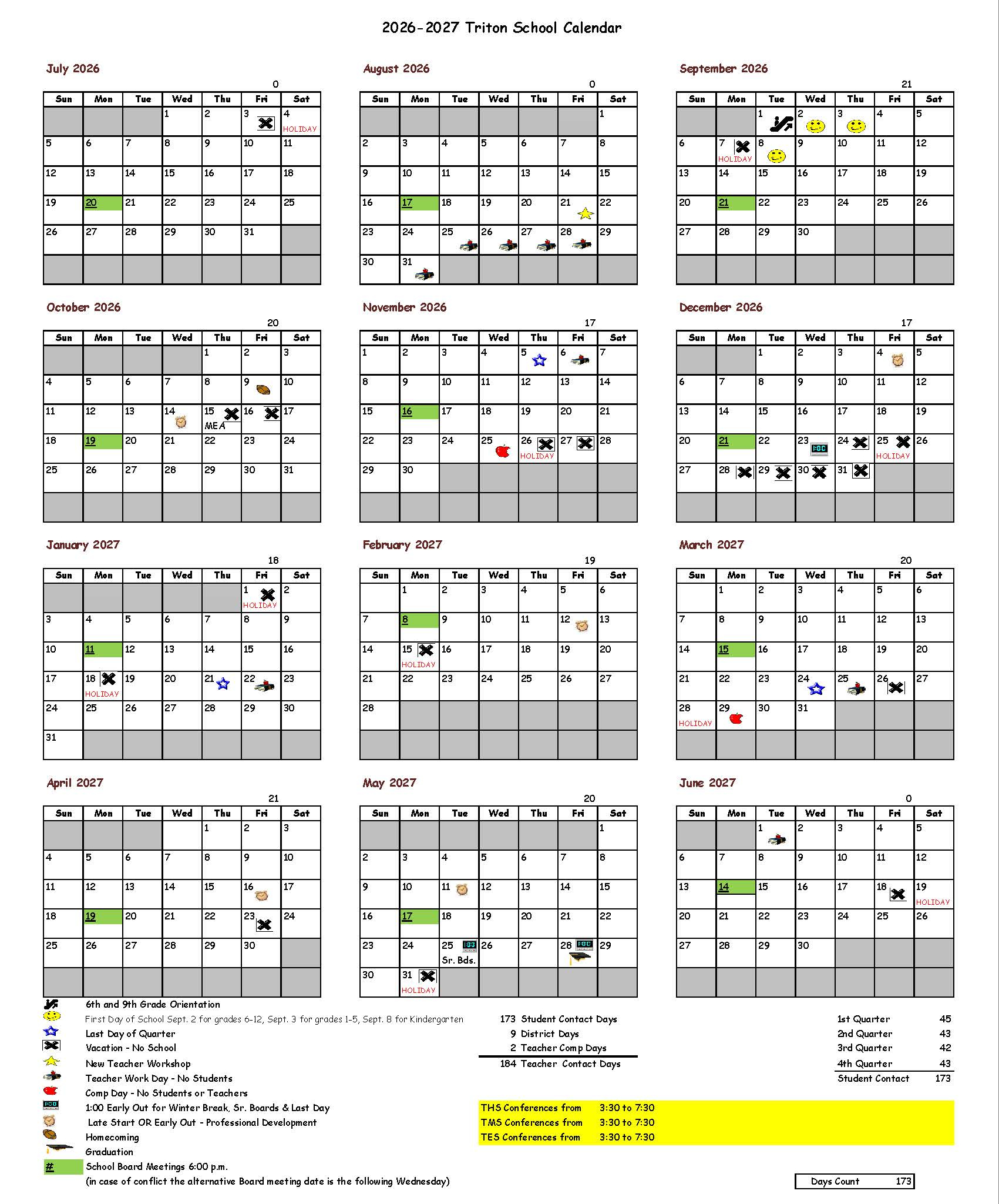 School Calendar