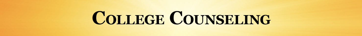 college counseling header