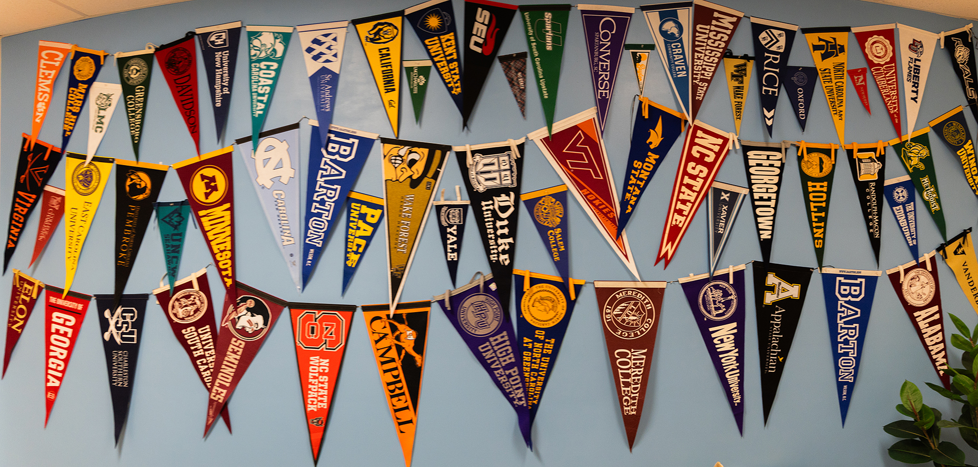 college flags