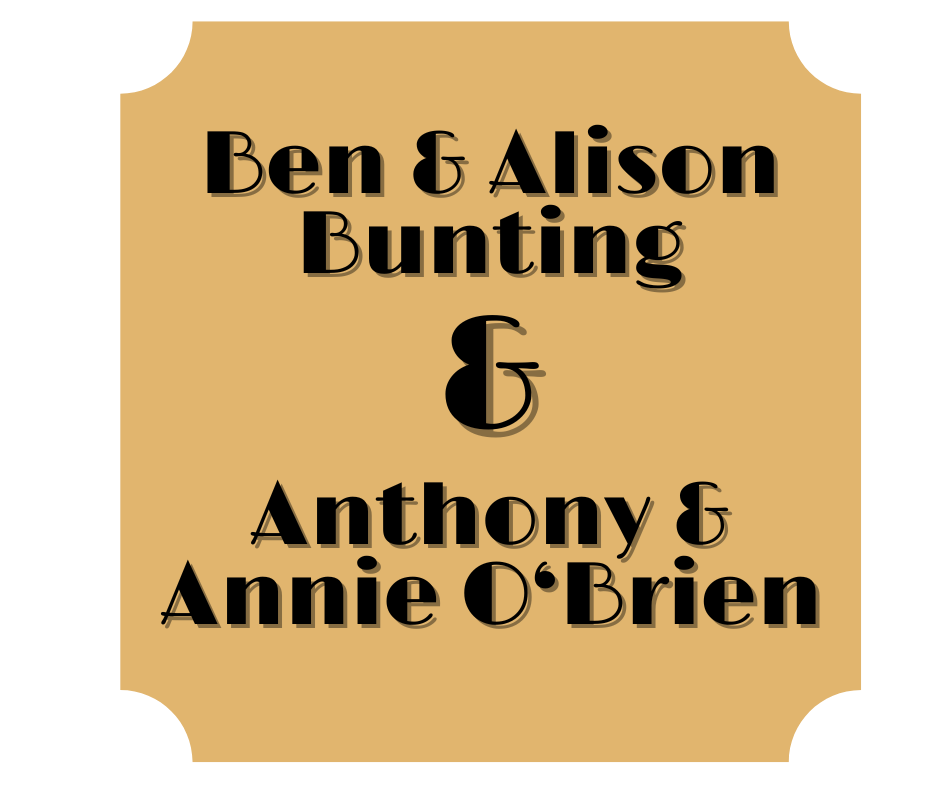 Bunting and O'Brien Gold Sponsors