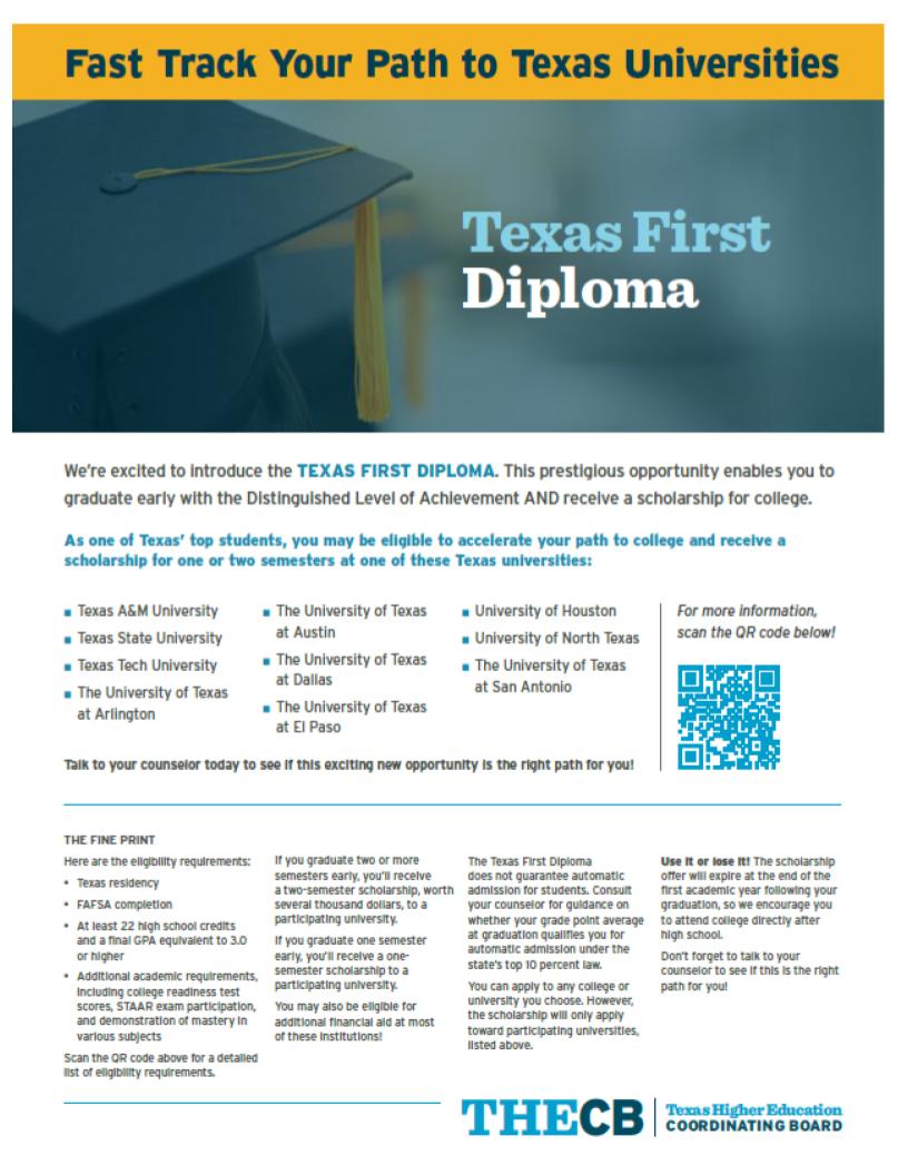 tx first diploma