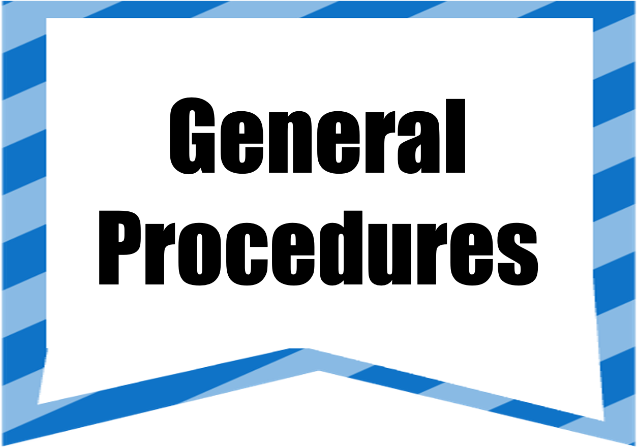 General Procedures