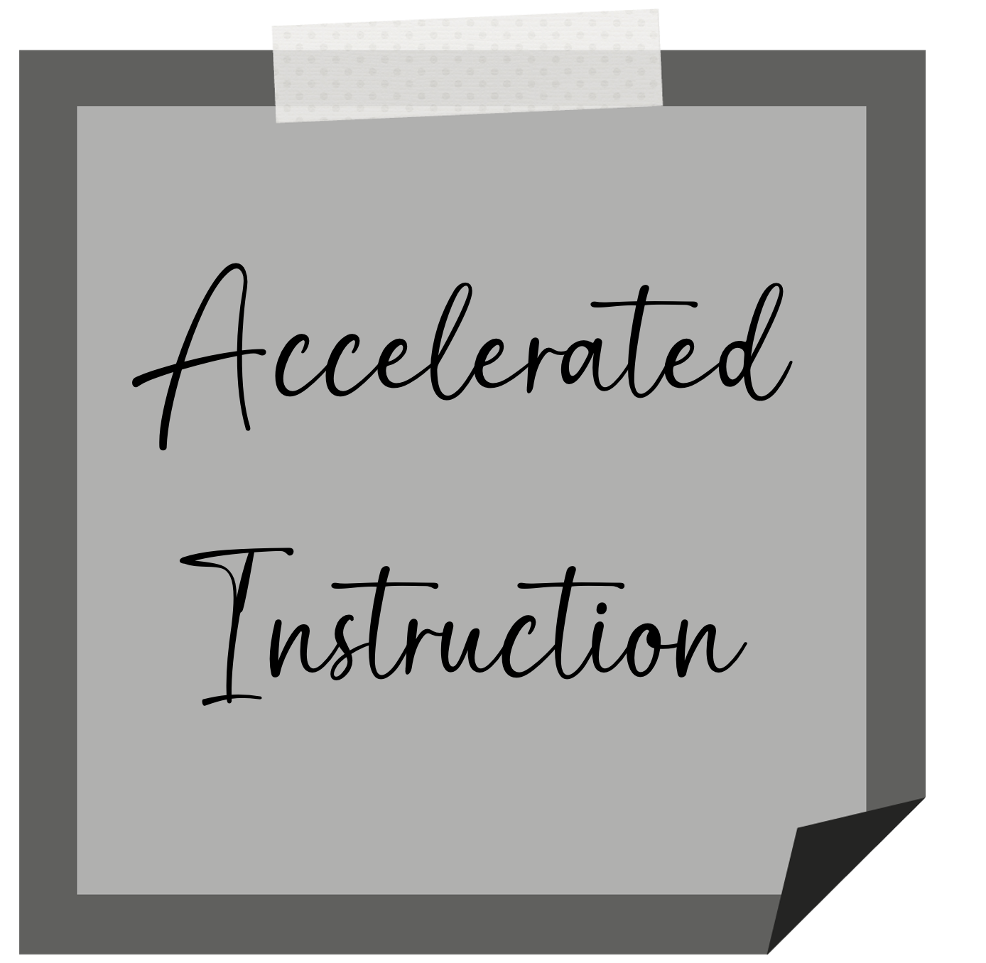 Accelerated Instruction