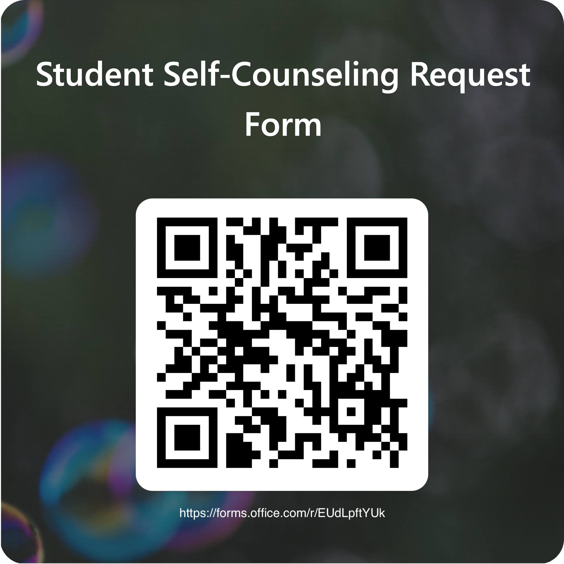 Student self counseling QR Code