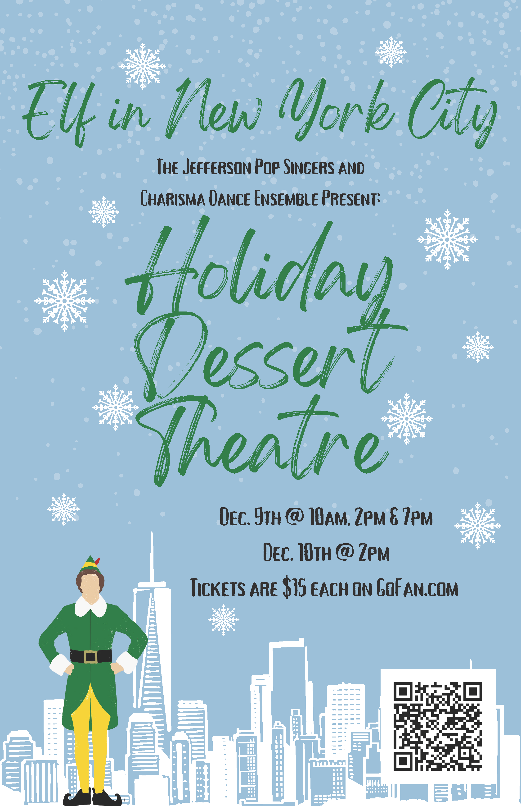 Holiday Dessert Theatre Flyer