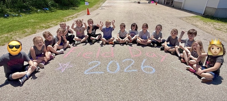 Picture of students at Field Day