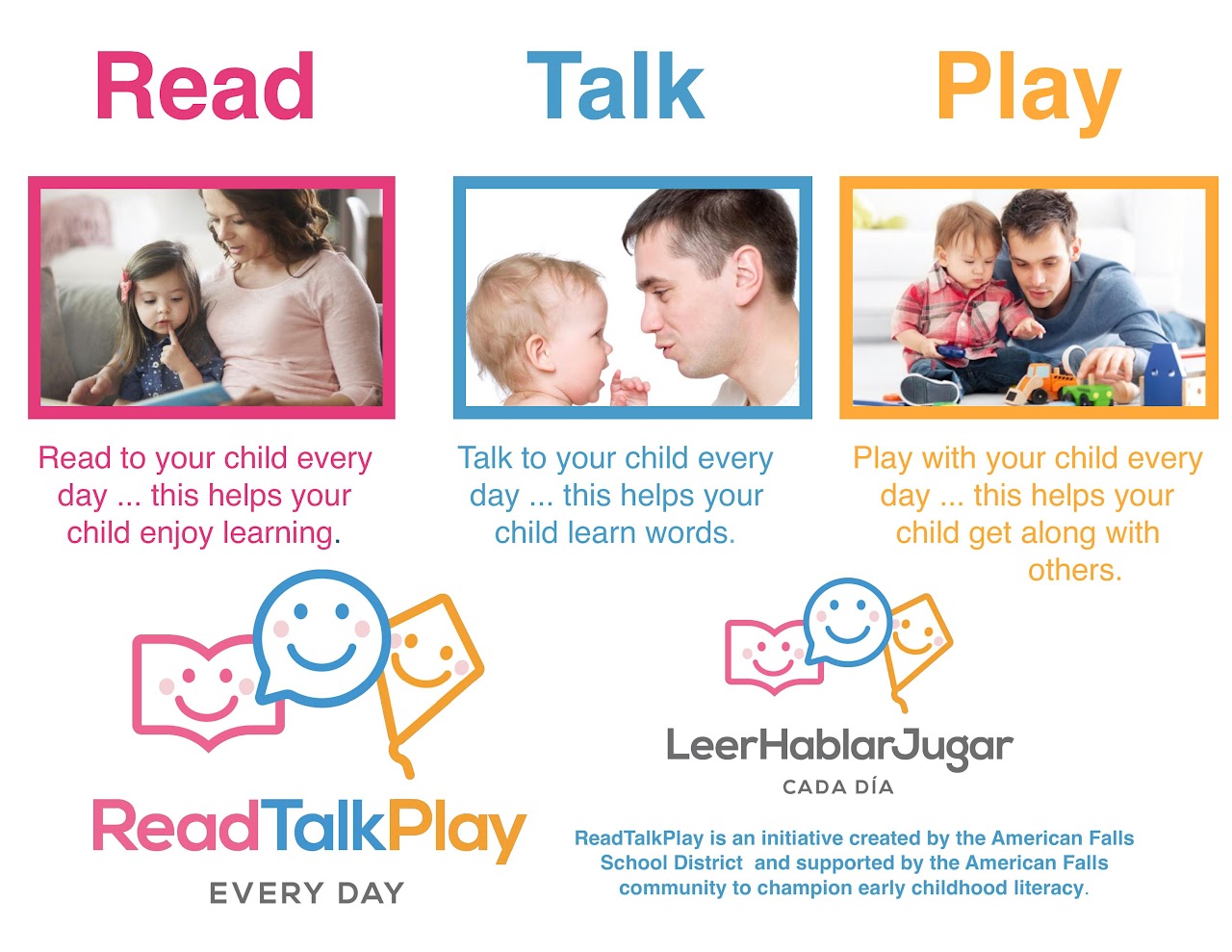 Read Talk Play Flyer