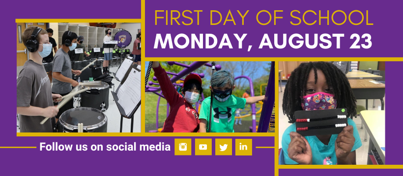 Affton First Day of School is Monday, August 23, 2021 graphic