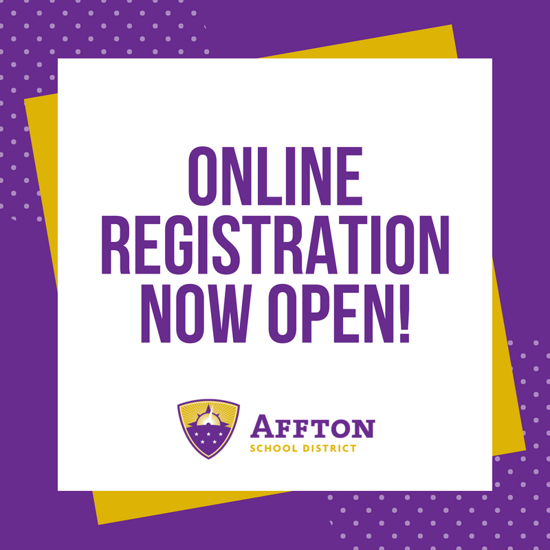 Online Registration is Now Open graphic