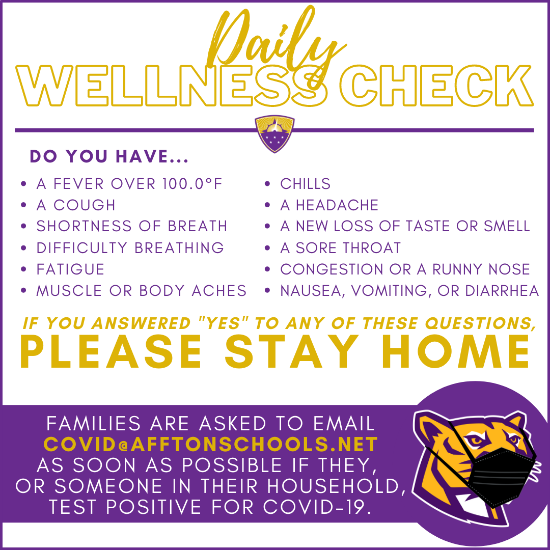 Daily Wellness Check Flyer