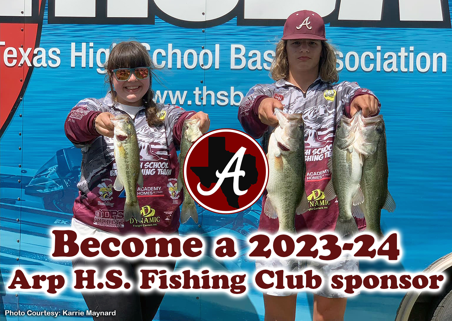 Arp HS fishing sponsorship