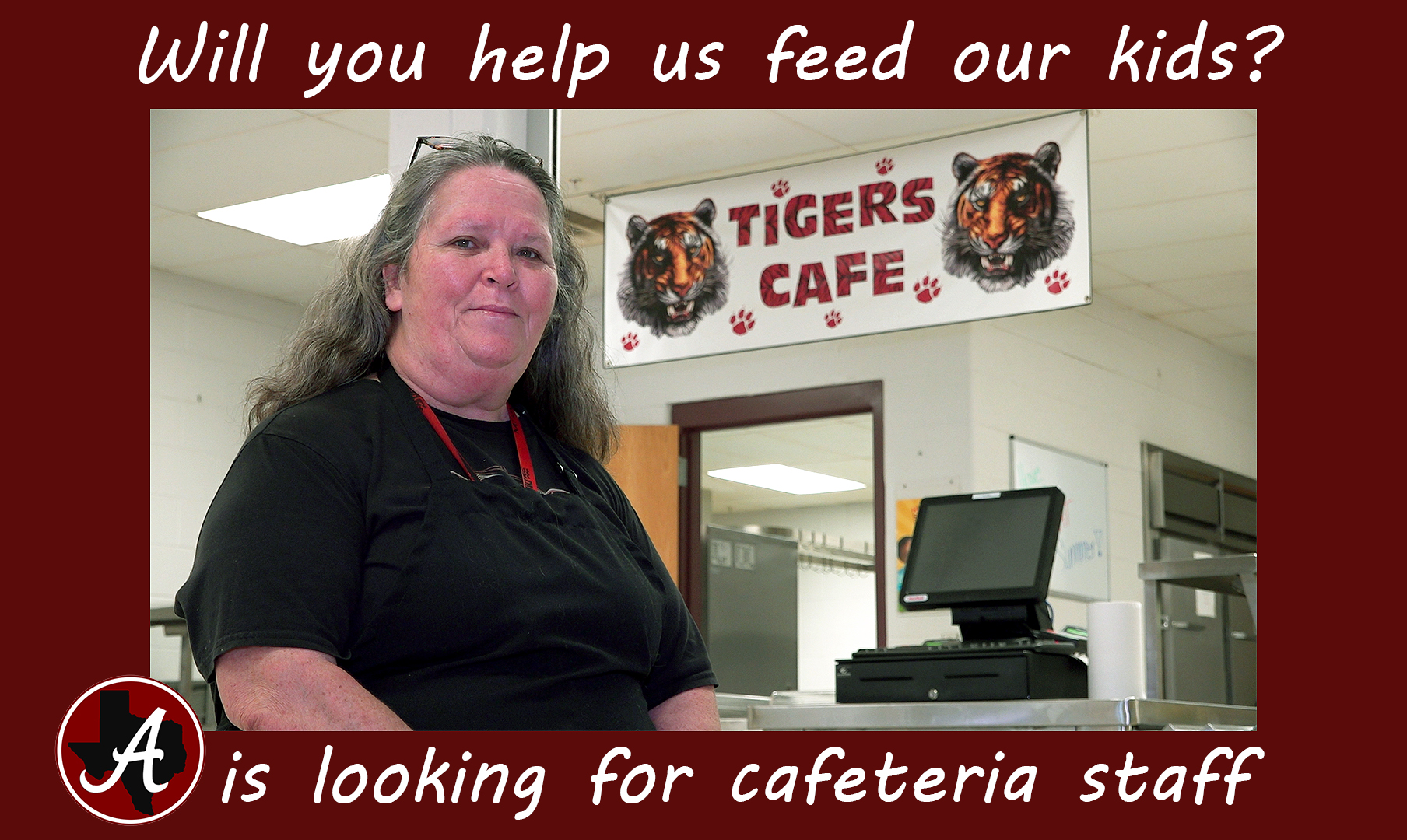 Cafeteria workers needed