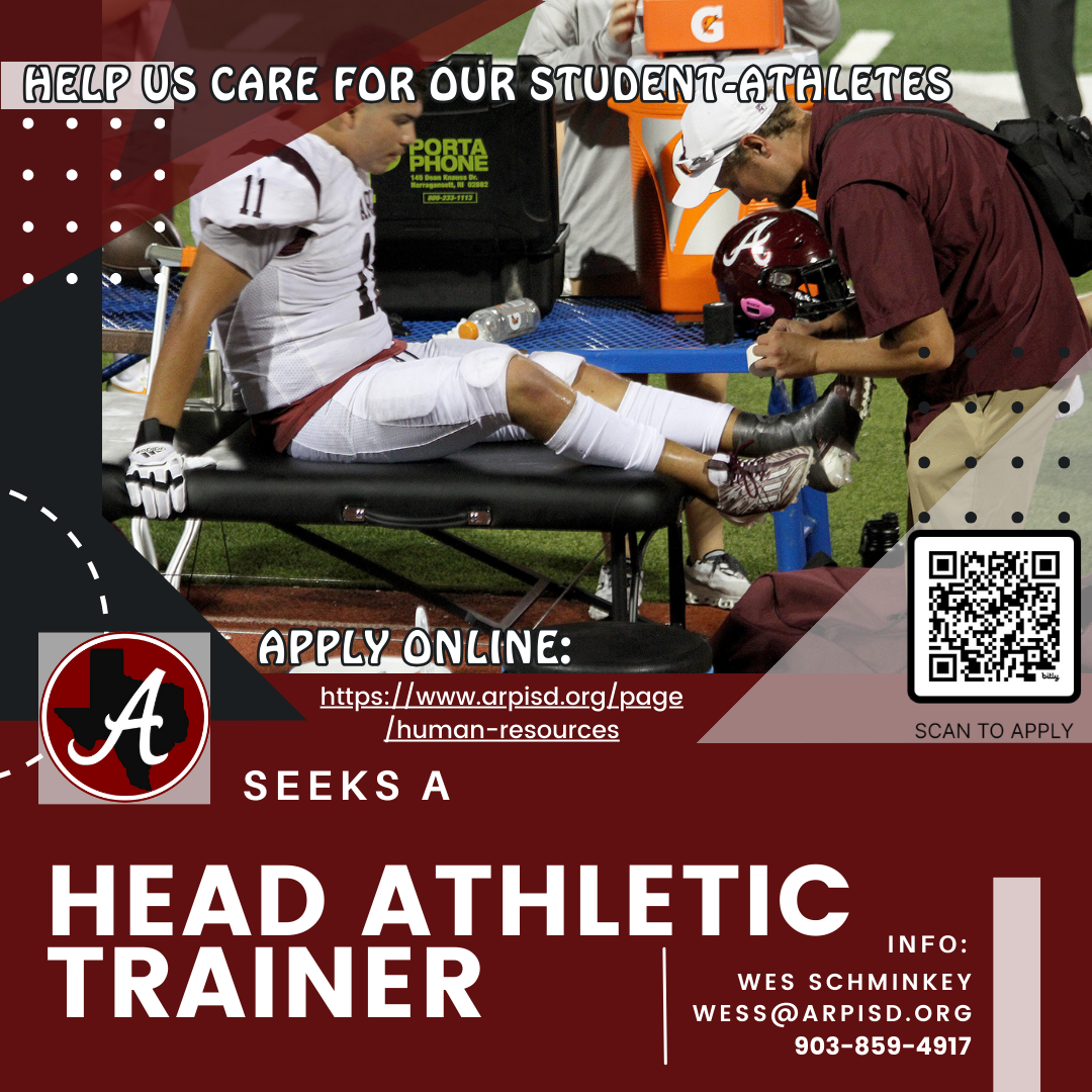 athletic trainer job posting