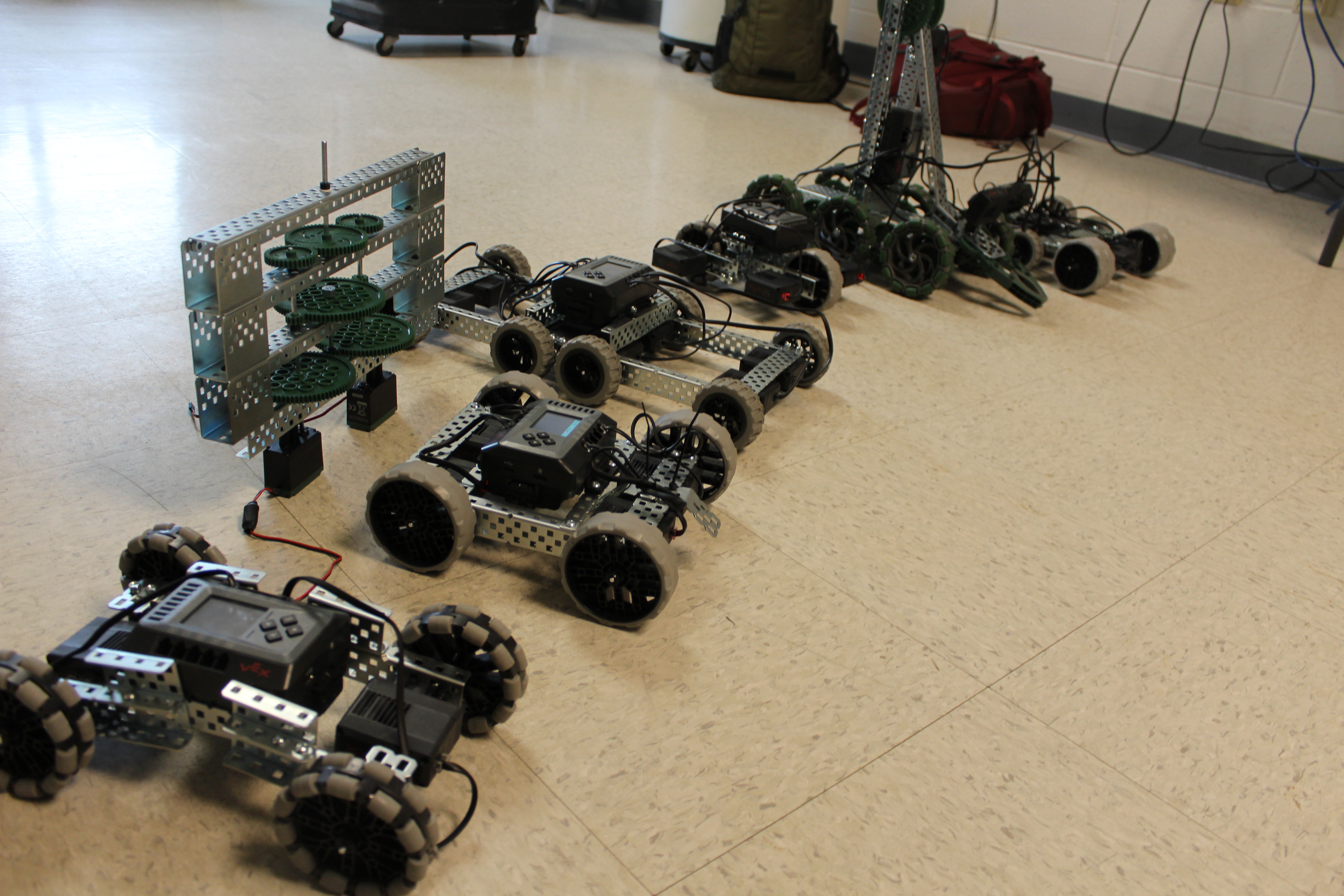 Collection of robots our robotics club has built