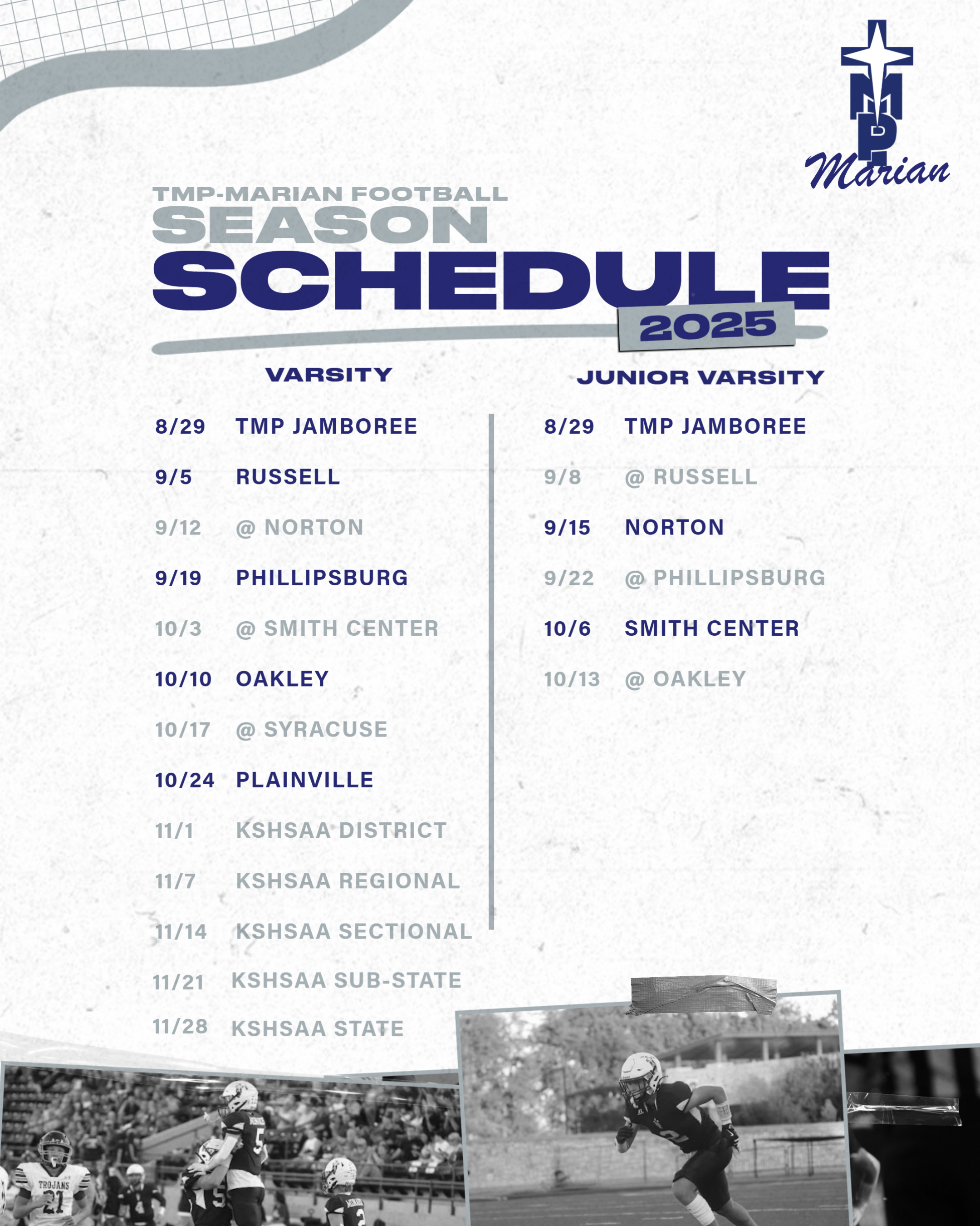 2025 HS football schedule