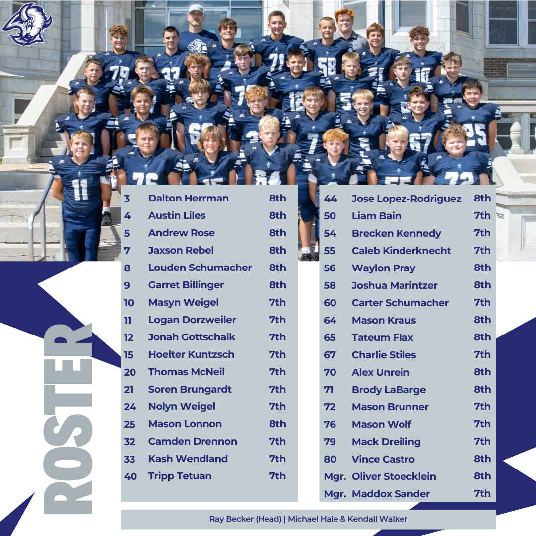 2025 JH football schedule