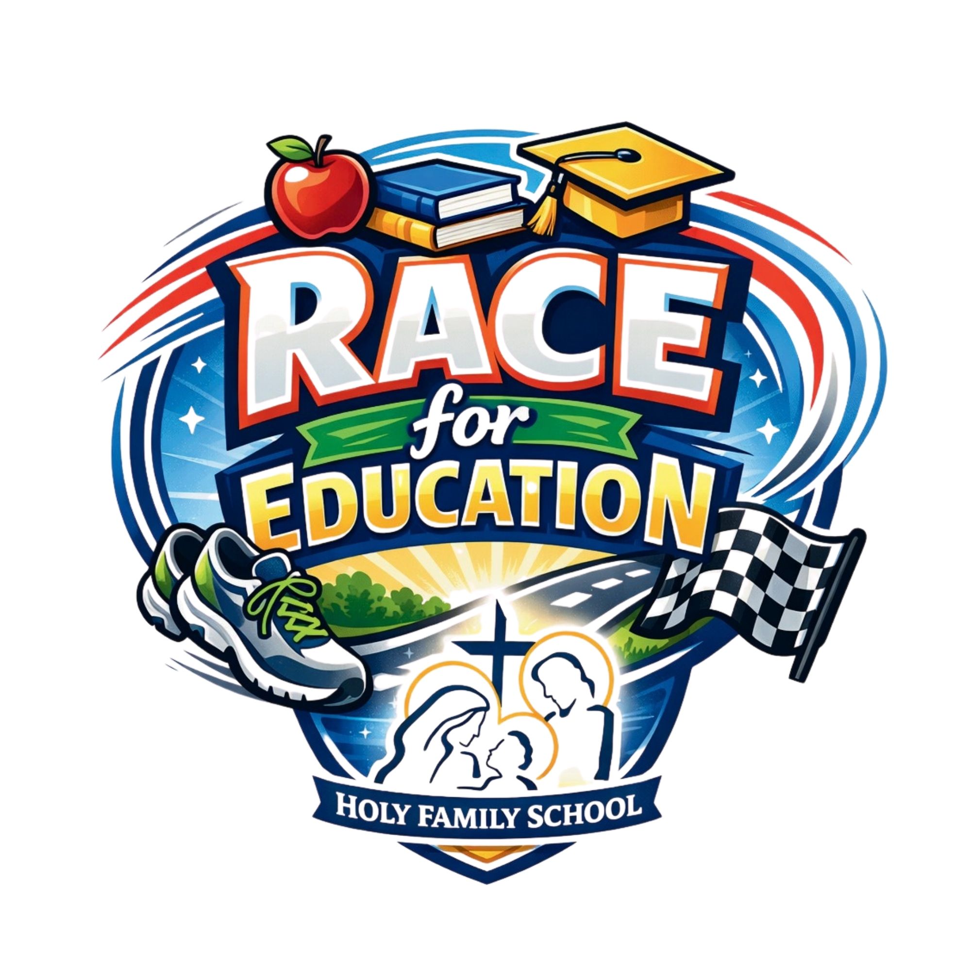 race for ed logo holy family elementary