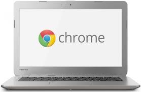 A photo of a laptop - Chrome.