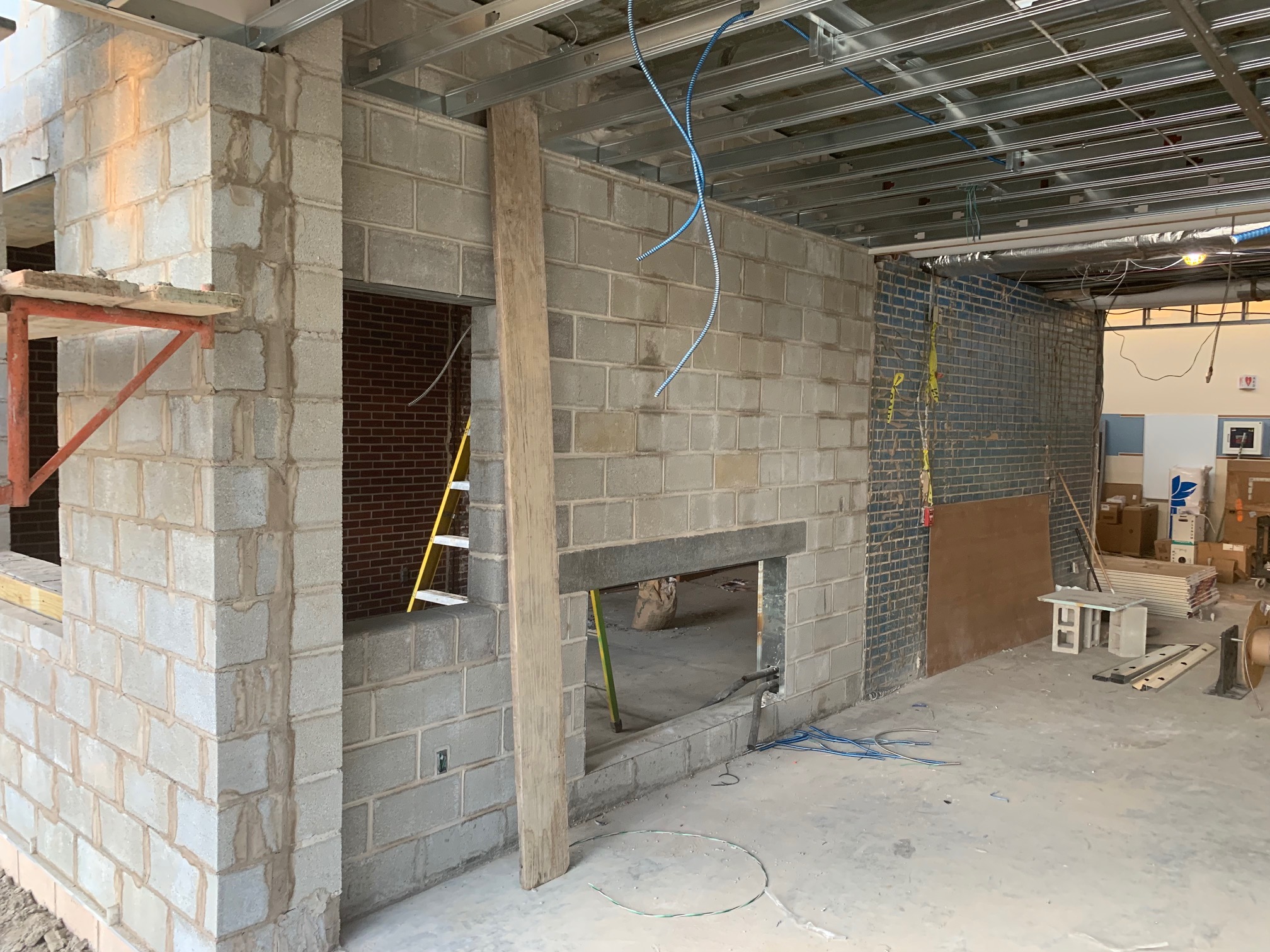 New interior wall construction