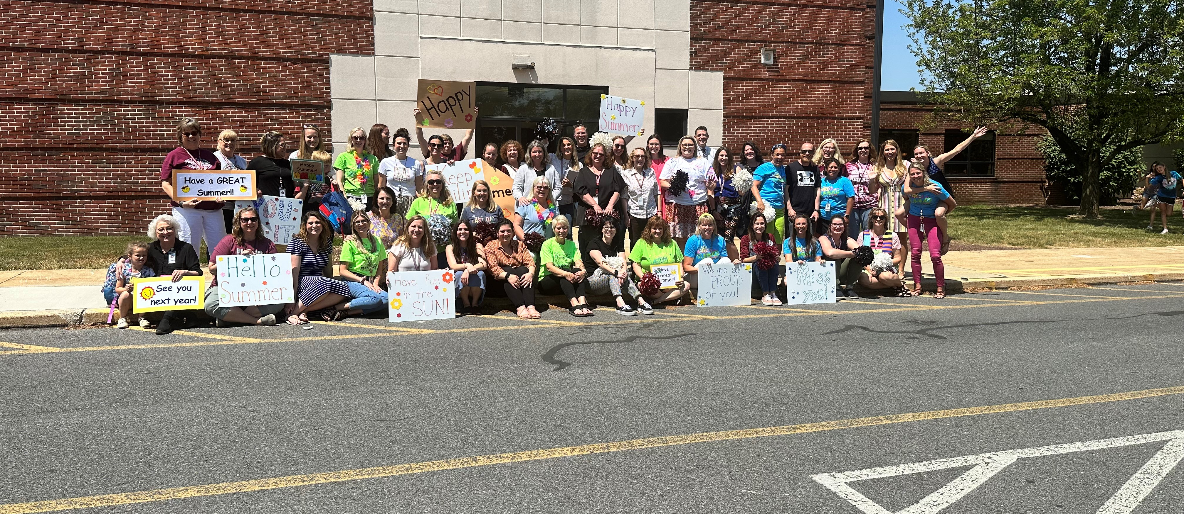 BHES Staff on the last day of school