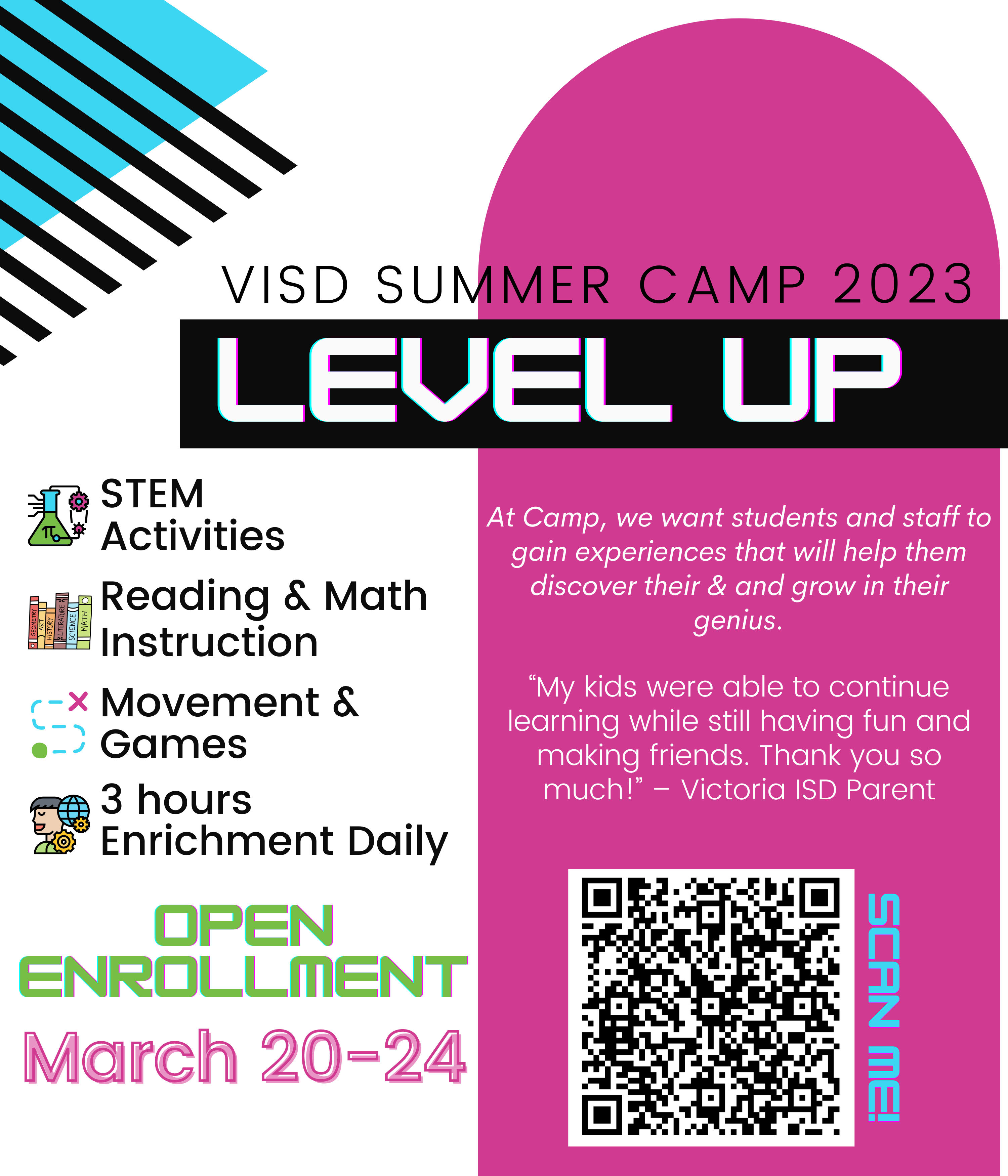 VISD Academic & Enrichment Summer Camp Victoria Independent School District
