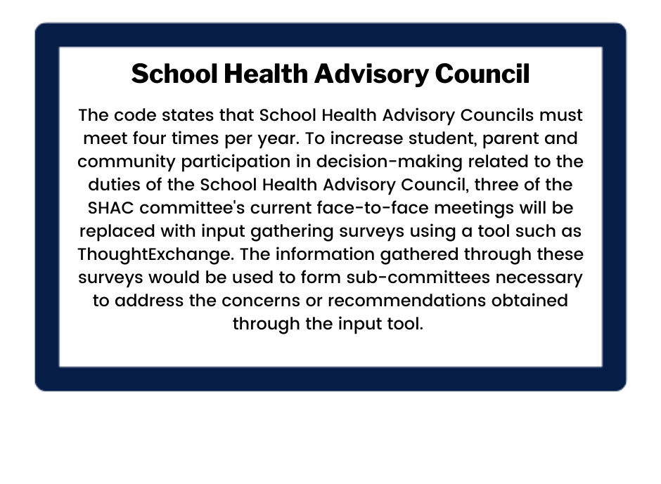 school health advisory council