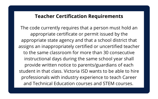 Teacher Certification Requirements