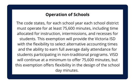 Operation of Schools