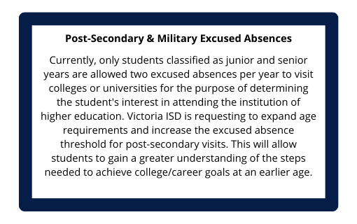 Post-Secondary & Military Excused Absences