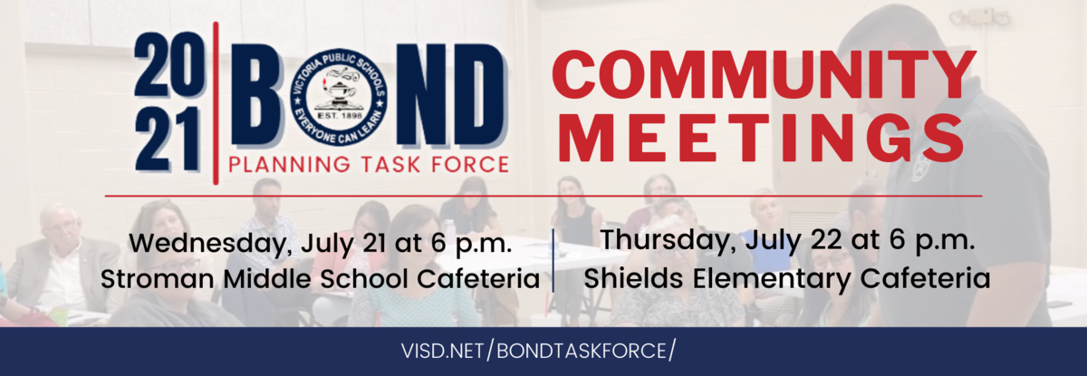 2021 Bond Community Meeting Dates