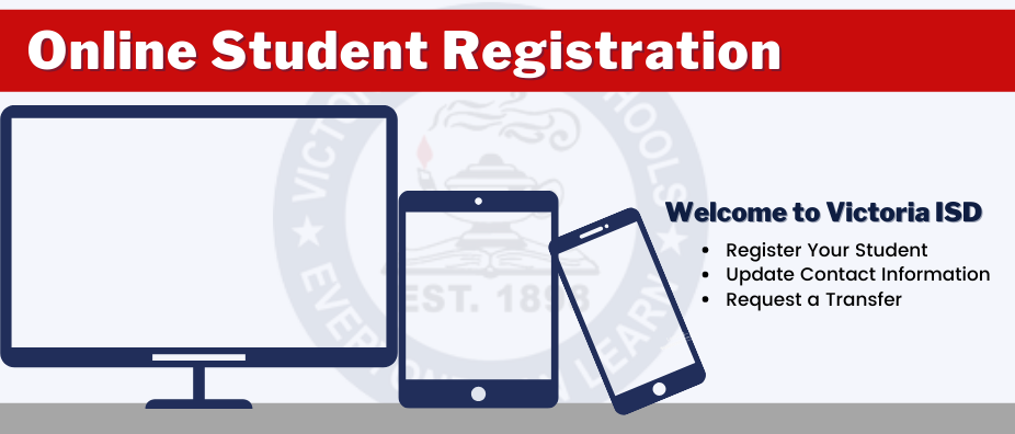 Online Student Registration banner