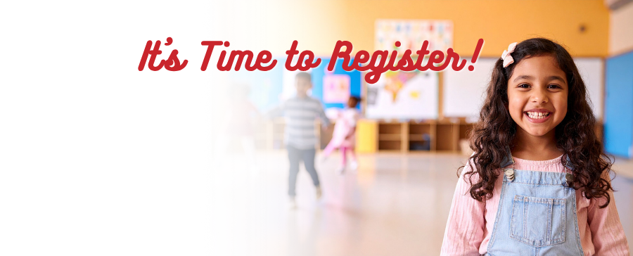 It's time to register