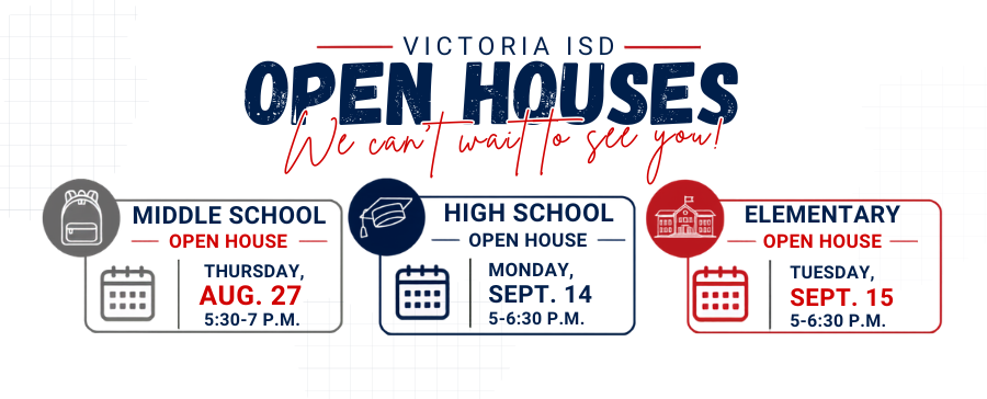 VISD Open House Schedule