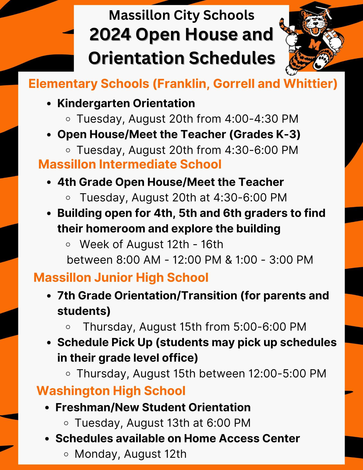 Back to School | Massillon City Schools