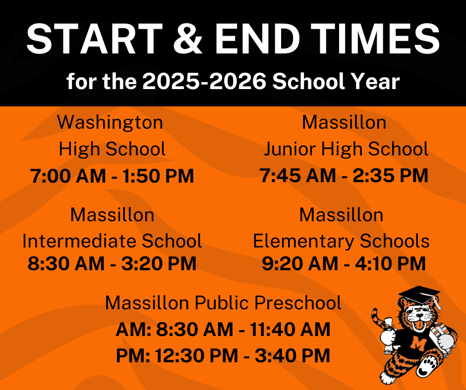 start and end times